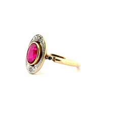 Bague Art-Déco Rubis
