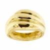 Bague à bande bombée
