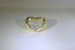 Bague Coeur Diamants