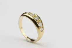Bague 5 Diamants