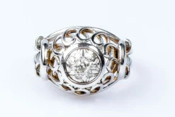 Bague 7 diamants en or blanc