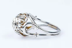 Bague 7 diamants en or blanc