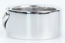 Bague 5 Diamants Or blanc