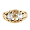 Bague à motifs Diamants