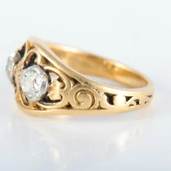 Bague à motifs Diamants