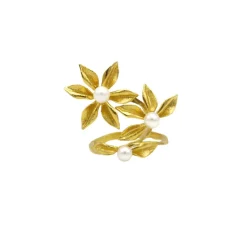 Bague - Or & perles