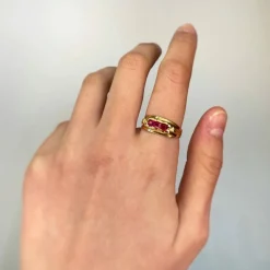 Bague - Or & Rubis