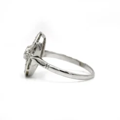 Bague - Or blanc & Diamants