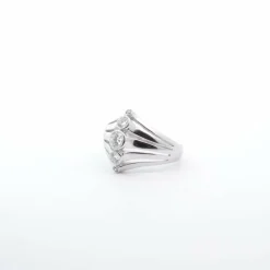 Bague 1940 Or blanc Diamants