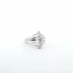 Bague 1940 Or blanc Diamants