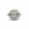 Bague - Or blanc et diamants