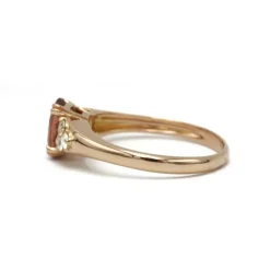Bague - Or, Diamant & Tourmaline Rose