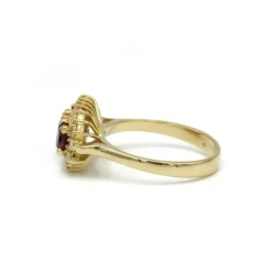 Bague - Or, Diamants & Rubis