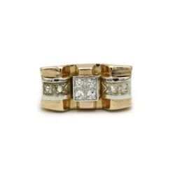 Bague - Or jaune & Diamants