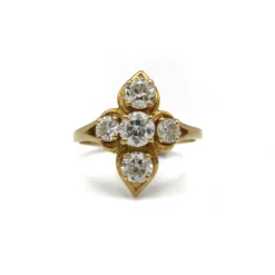 Bague - Or jaune & Diamants