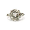 Bague - Or jaune et diamants rose cut