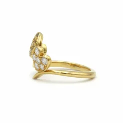Bague - Or jaune et diamants