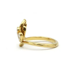 Bague - Or jaune et diamants