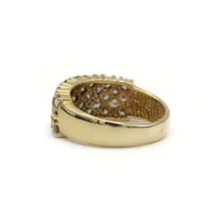 Bague - Or jaune et diamants