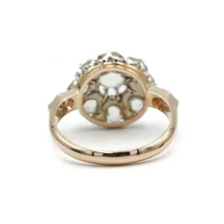 Bague - Or jaune et diamants rose cut