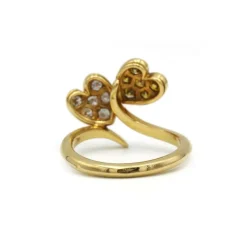 Bague - Or jaune et diamants