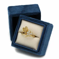 Bague - Or jaune et diamants