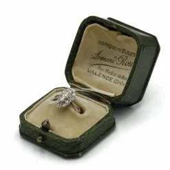 Bague - Or Rose Platine & diamants