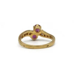 Bague - Or, rubis et diamants