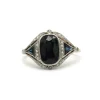 Bague - Or, saphirs et diamants
