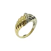 Bague 2 ors 7 diamants