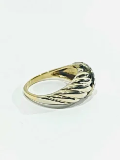 Bague 2 ors 7 diamants