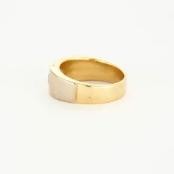 Bague 2 ors, diamant