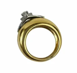 Bague 2 Ors Diamant