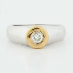 Bague 2 Ors Diamant