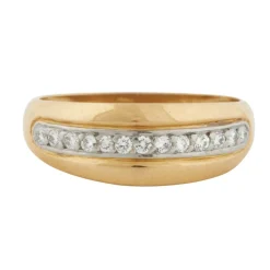 Bague 2 Ors Diamants