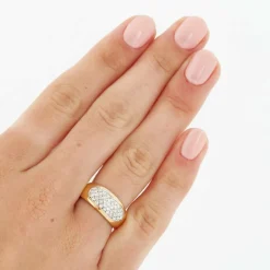 Bague 2 Ors Diamants