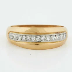 Bague 2 Ors Diamants