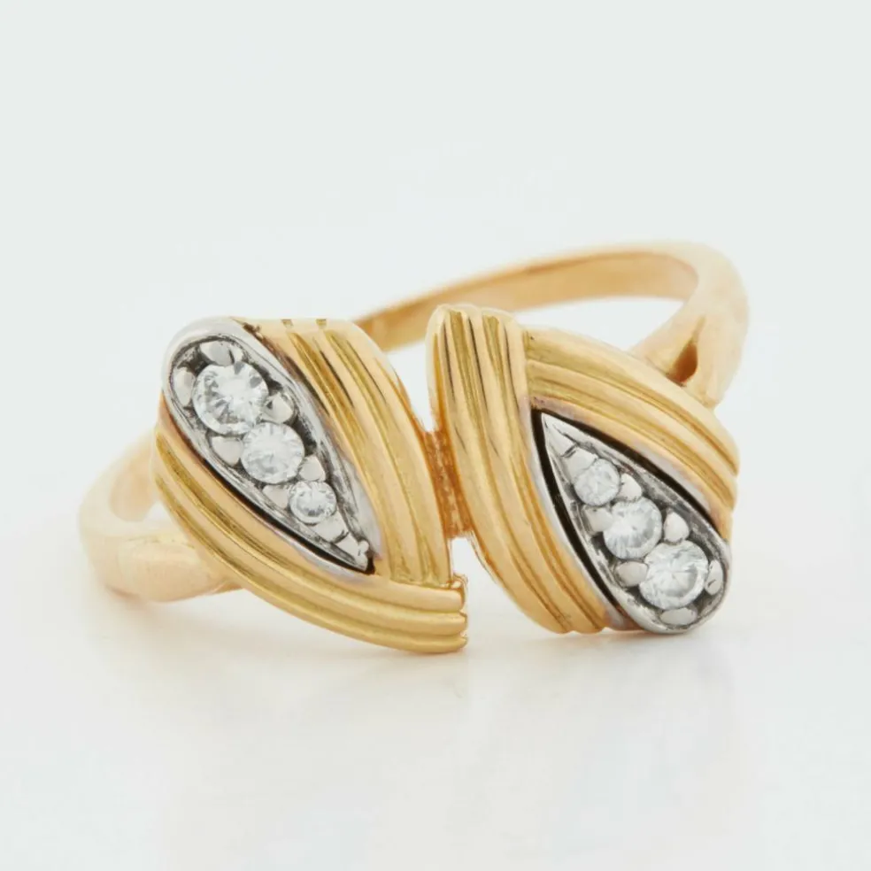 Bague 2 Ors Diamants