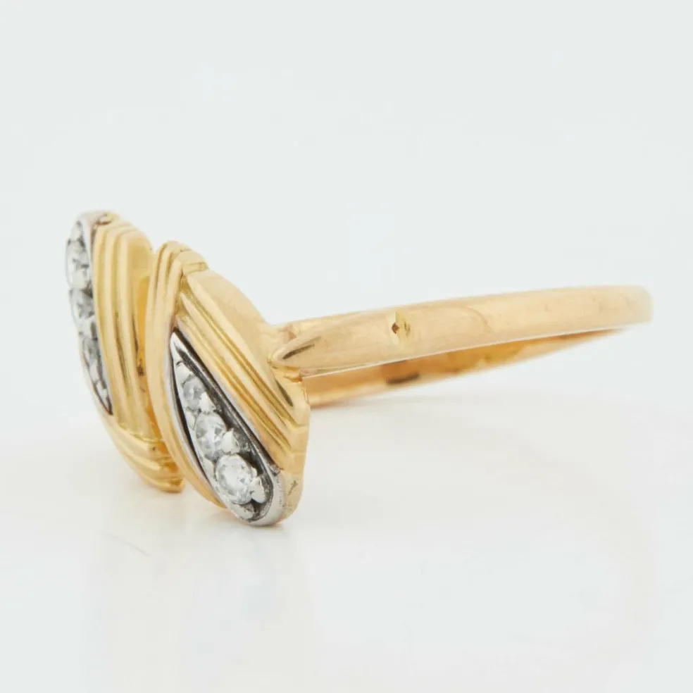 Bague 2 Ors Diamants