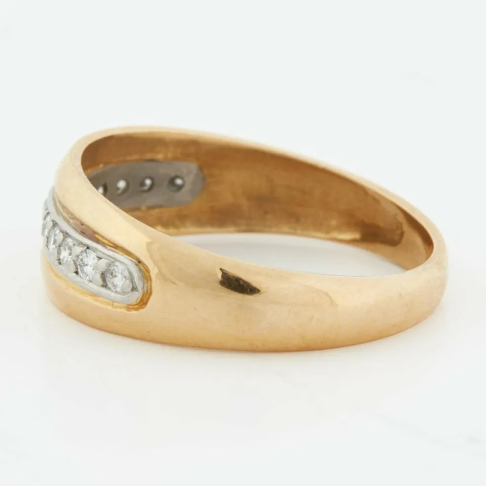 Bague 2 Ors Diamants