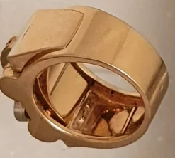 Bague 2 Ors Diamants Rubis