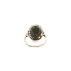 Bague 2 Ors Turquoise verte