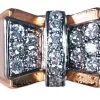 BAGUE PAPILLON OR JAUNE et DIAMANTS - EPOQUE 1945/1947