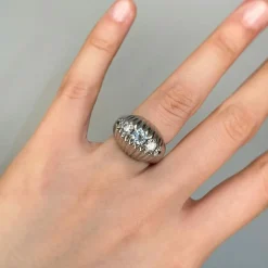 Bague - Platine et Diamants