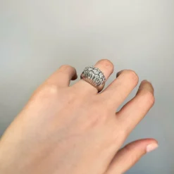 Bague - Platine et Diamants