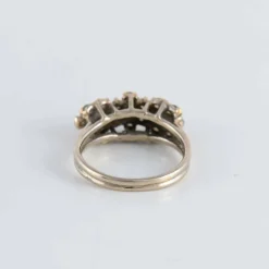 Bague 2 Rubis et Diamants