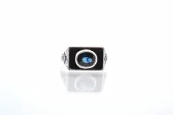 Bague saphir et diamants