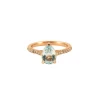 Bague Aigue marine & diamants