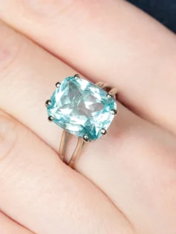 Bague Aigue-marine