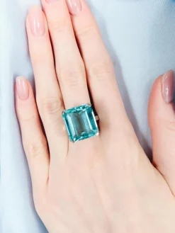 Bague Aigue-marine